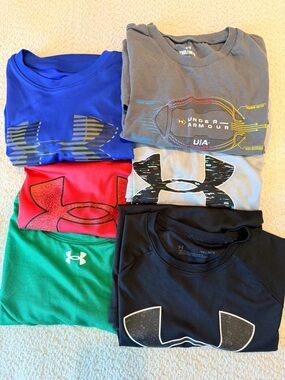 Under Armour youth: 6 shirts